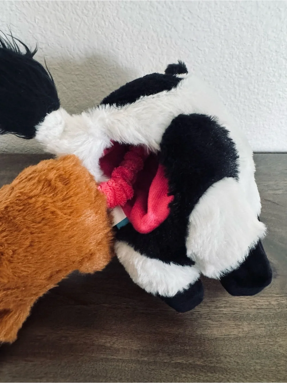 Bertha the Cow Plush Stuffed Animal Squeaky Pet Toy